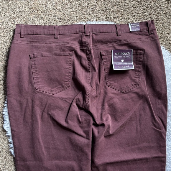 Gloria Vanderbilt Jeans New Amanda Tapered Leg Classic Rise Women’s Size 24W - Picture 3 of 10